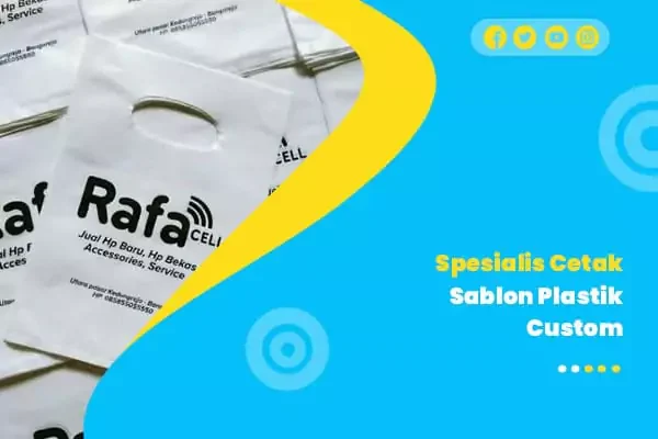 Cetak sablon plastik
