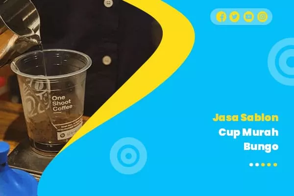 Sablon cup murah bungo